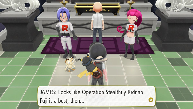 Jessie and James are here too... and as incompetent as ever.